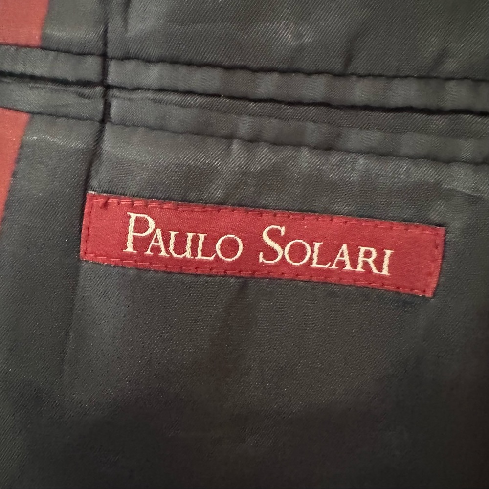 Paulo Solari 100% Linen Navy Sportcoat Blazer – Size 52R $50 - Picture 7 of 7